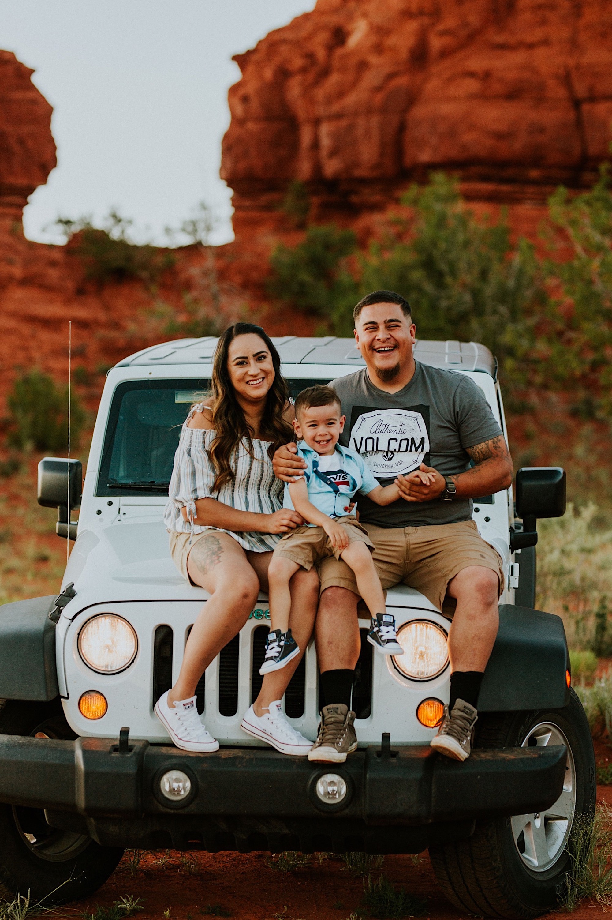  We went on a road trip for Kayla and Dillan’s summer engagement photos at the Jemez Red Rocks in Jemez, New Mexico. There are awesome forest-y areas in Jemez Springs that creates a stunning backdrop of beautiful greenery for gorgeous engagement phot