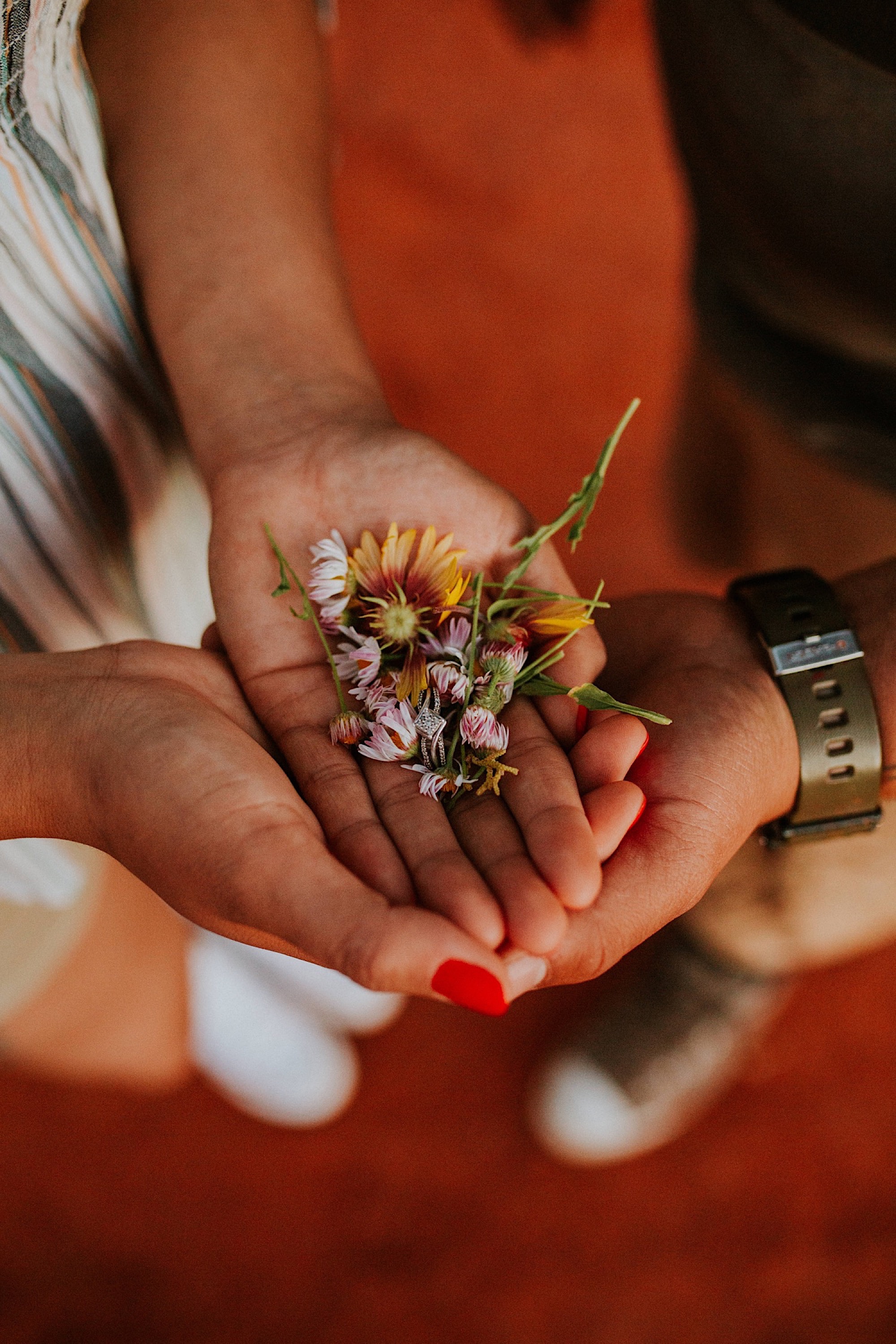  We went on a road trip for Kayla and Dillan’s summer engagement photos at the Jemez Red Rocks in Jemez, New Mexico. There are awesome forest-y areas in Jemez Springs that creates a stunning backdrop of beautiful greenery for gorgeous engagement phot