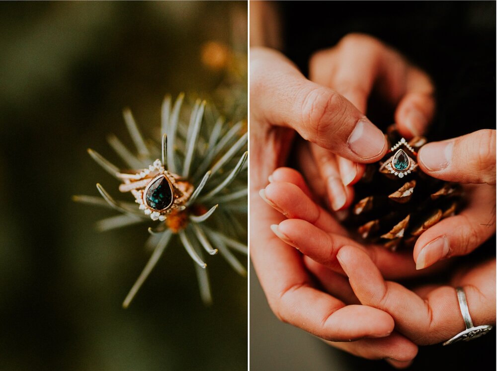  Xamie and Nate’s engagement photos at the University of New Mexico Main Campus in Albuquerque, New Mexico was truly fabulous! Exploring the UNM Campus and taking the cutest New Years Eve engagement photos of Xamie and Nate was the perfect way to end