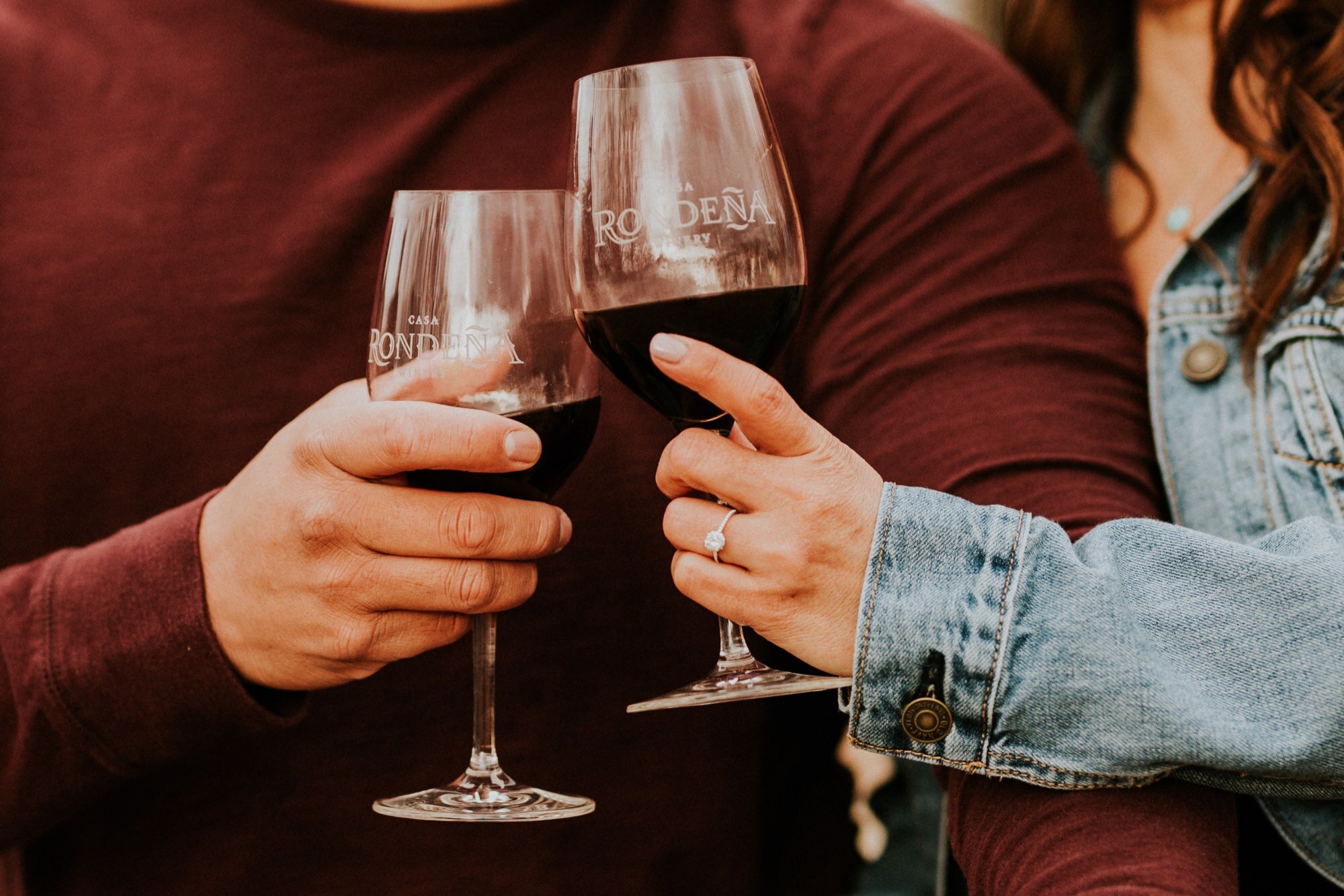  Natalie and Branden are the absolute cutest and I loved exploring through Casa Rondeña Winery in Los Ranchos de Albuquerque, New Mexico to capture their incredible winter engagement photos. I loved the black dress with denim jacket and cowboy boots 