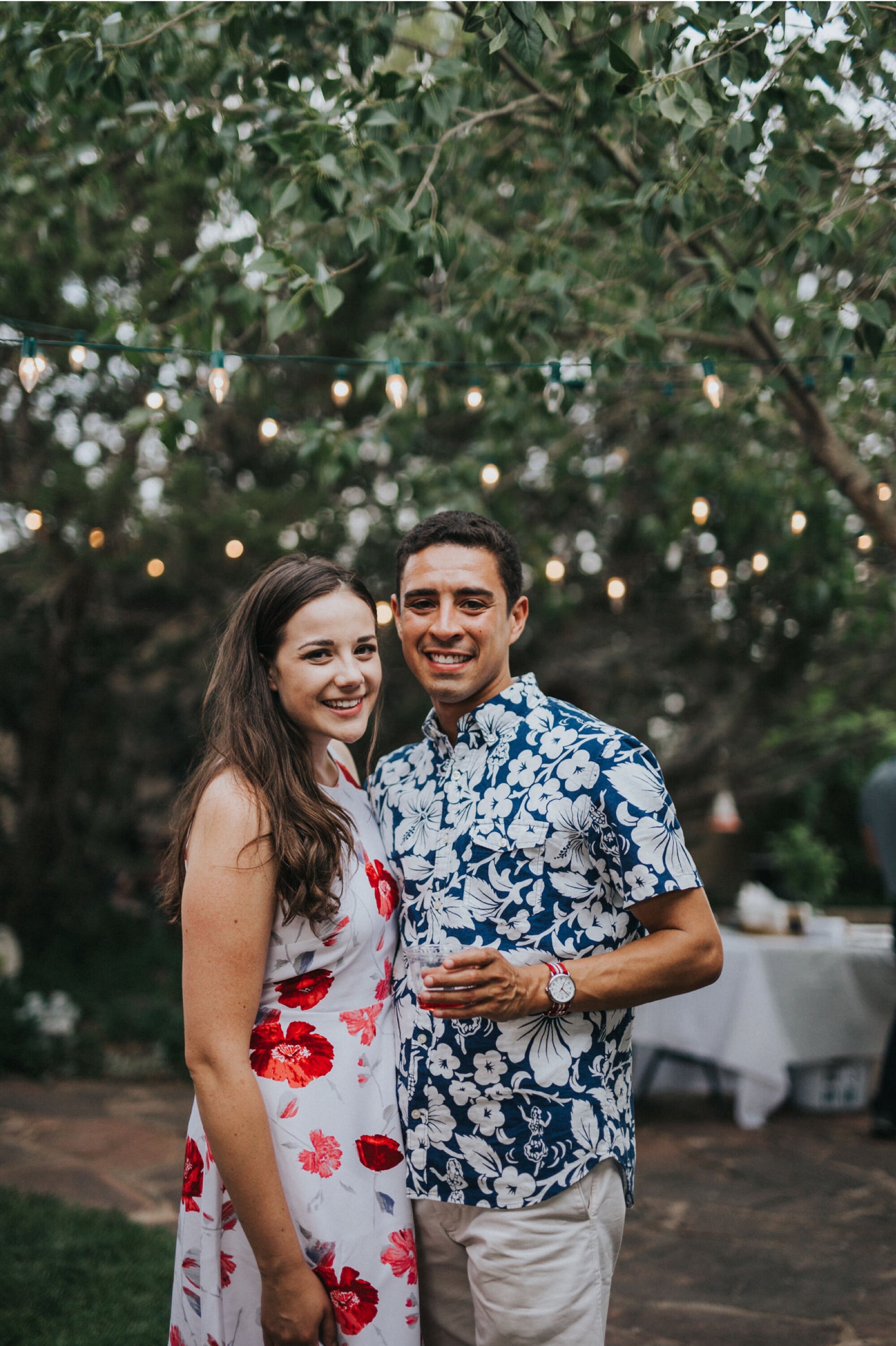  Katie and Frankie had one of the greatest Santa Fe rehearsal dinners that I have ever photographed. I loved that they chose an Italian dinner party theme for their rehearsal dinner at their family’s home in Santa Fe, New Mexico. From the red and whi