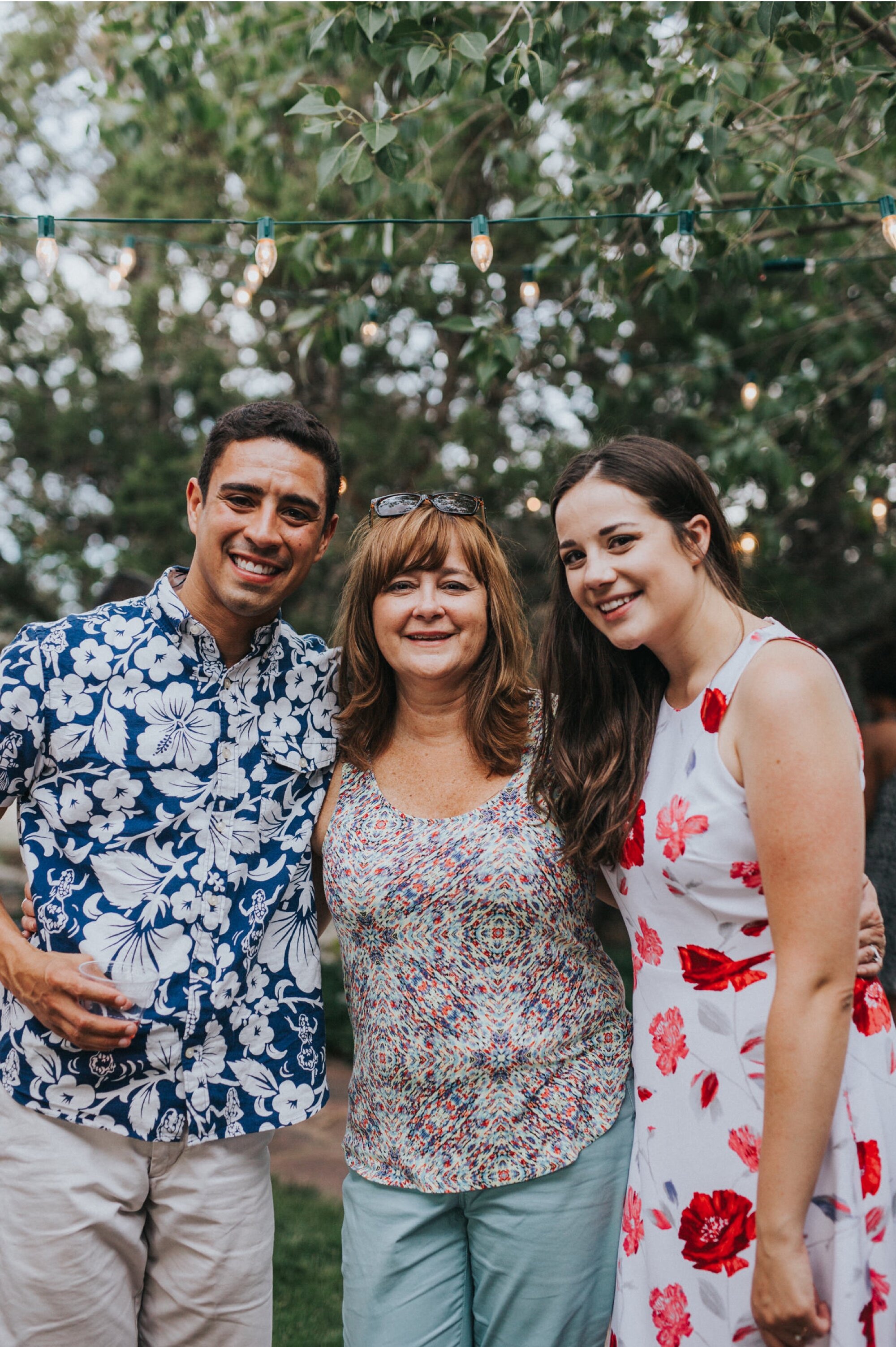  Katie and Frankie had one of the greatest Santa Fe rehearsal dinners that I have ever photographed. I loved that they chose an Italian dinner party theme for their rehearsal dinner at their family’s home in Santa Fe, New Mexico. From the red and whi