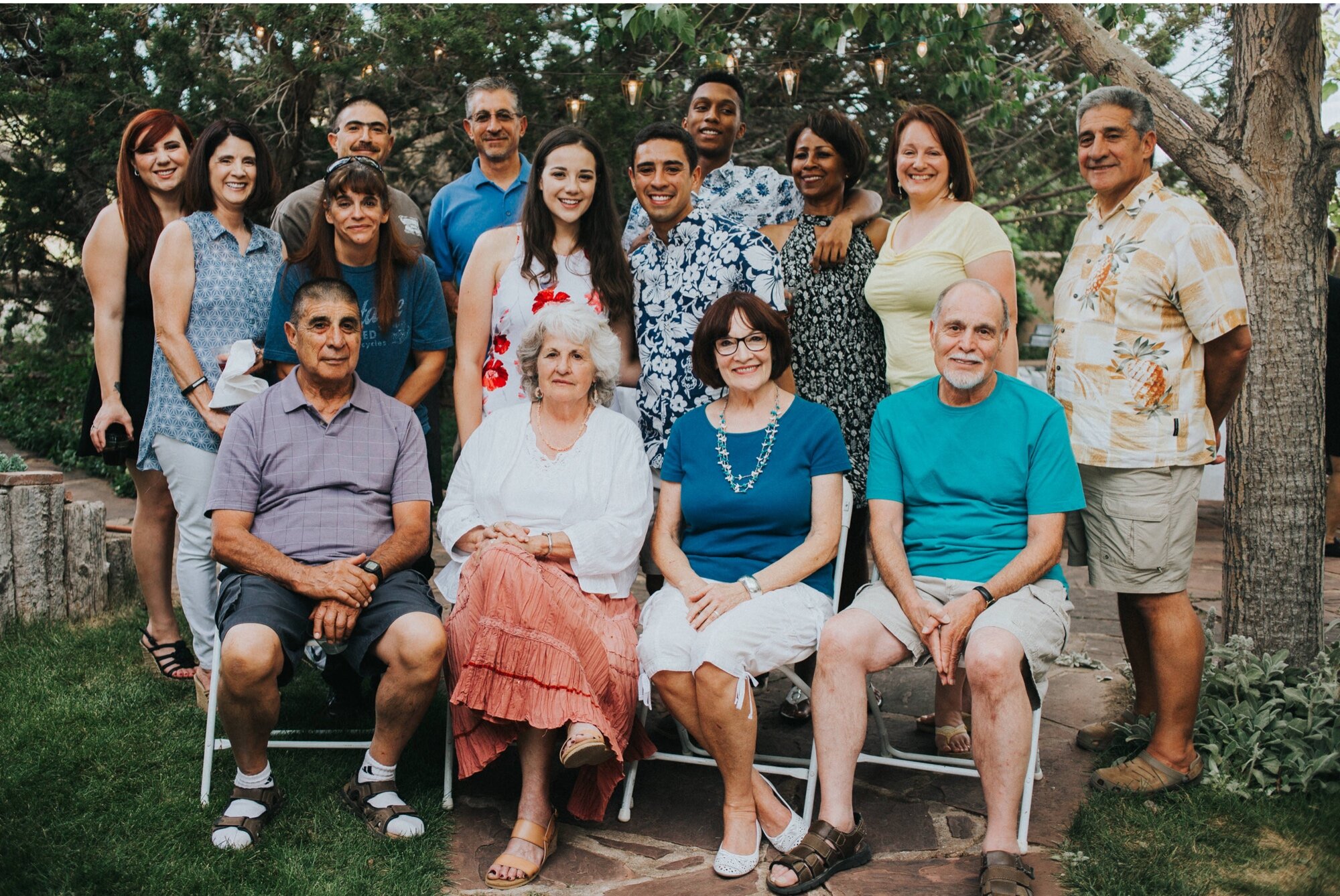  Katie and Frankie had one of the greatest Santa Fe rehearsal dinners that I have ever photographed. I loved that they chose an Italian dinner party theme for their rehearsal dinner at their family’s home in Santa Fe, New Mexico. From the red and whi