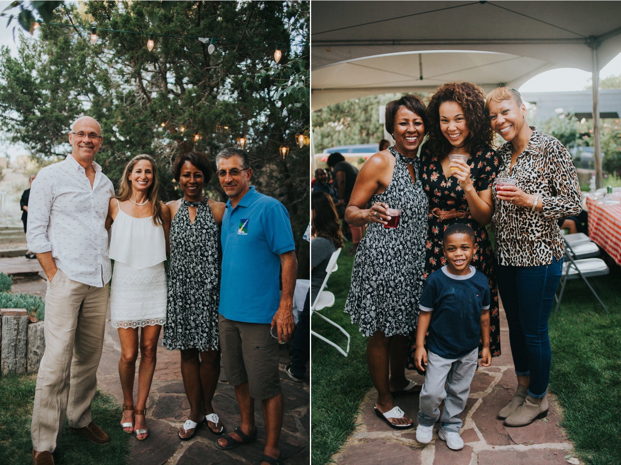  Katie and Frankie had one of the greatest Santa Fe rehearsal dinners that I have ever photographed. I loved that they chose an Italian dinner party theme for their rehearsal dinner at their family’s home in Santa Fe, New Mexico. From the red and whi