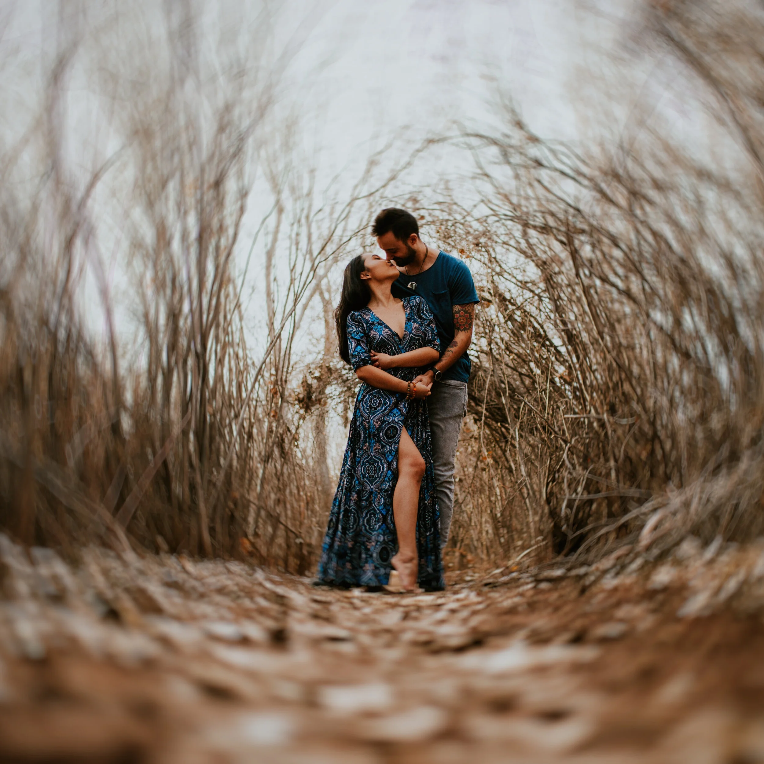 Xamie + Nate // Couples Editorial Photos at the Alameda Open Space | Albuquerque, New Mexico Couples Photos