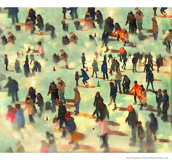 Blue Skaters