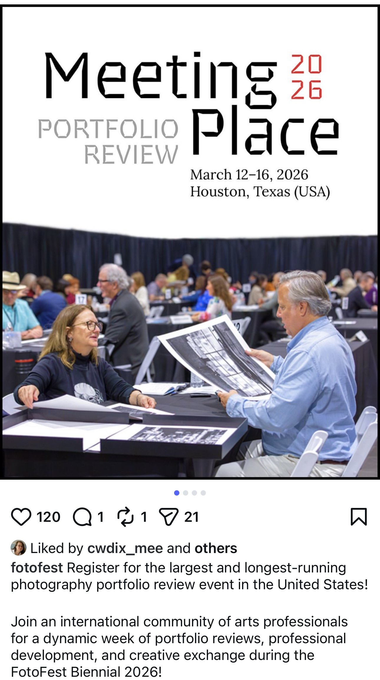 I’m going to FotoFest!