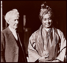 Luther Burbank and Paramahansa Yogananda in Santa Rosa
