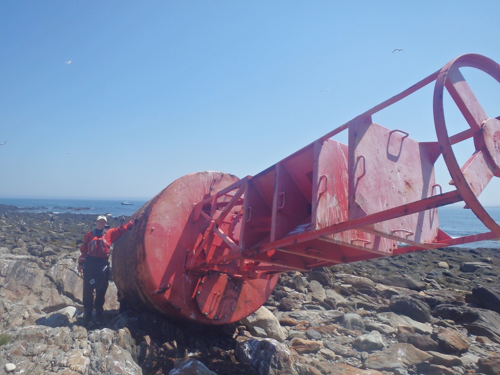 Mel and the buoy