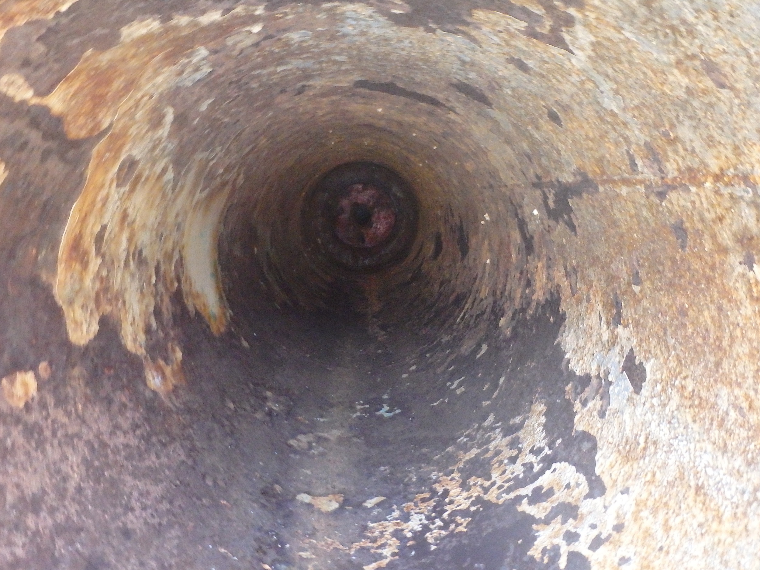 A view inside the buoy