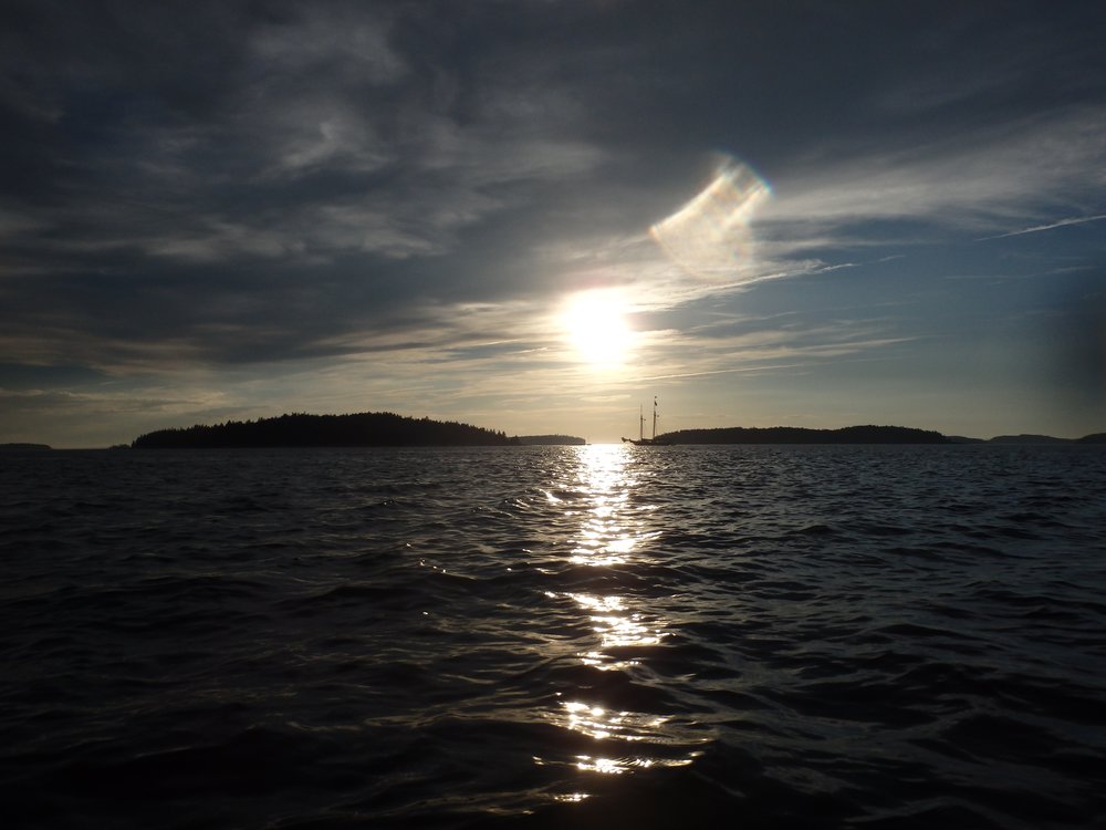 Sailboat and sunset