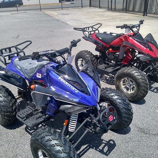 What everyone has been waiting on!! #ATV for #adults or #kidsactivities depending on their age. These 150cc units will sell out fast ‼️ #getsqueeelin #newunit #Gunit #getoutside #havefun #shoplocal #staysafe