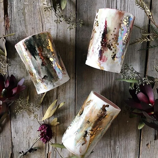 I&rsquo;m busy working on Valentines mugs/vases right now. I&rsquo;m so in love with this texture and color I&rsquo;ve created over two years ago. They&rsquo;re so lovely! Do you have anything you&rsquo;d like to see in the next update? Tag someone t