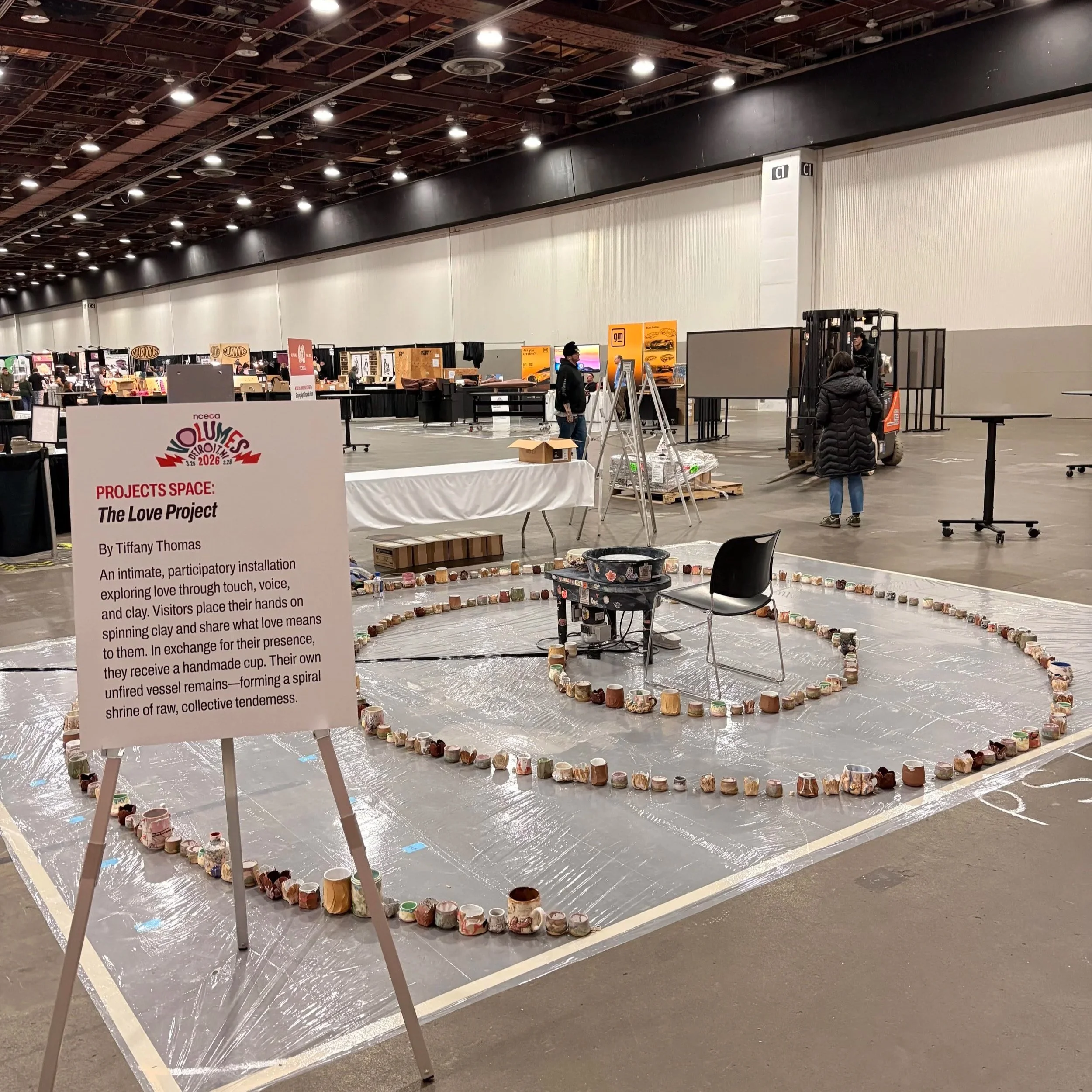 The love Project projects space NCECA Detroit 2026