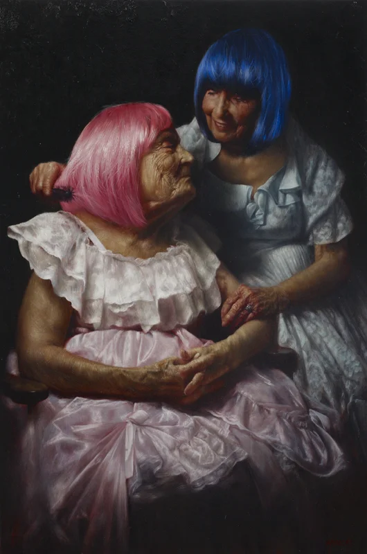 "Senior Prom" oil on linen 54"x36" 2012 private collection