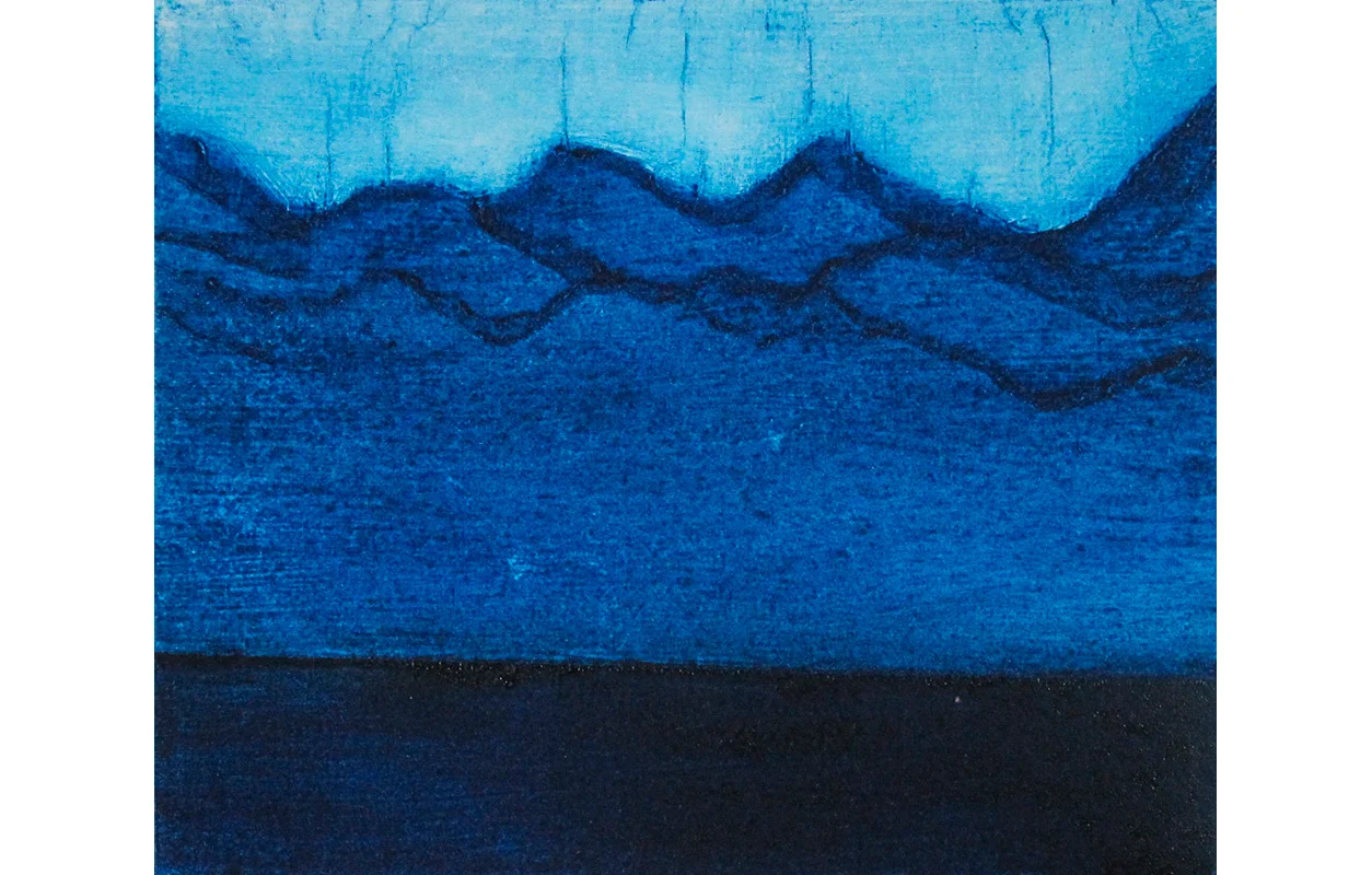 Pacific 1 , collograph, 5" x 6"