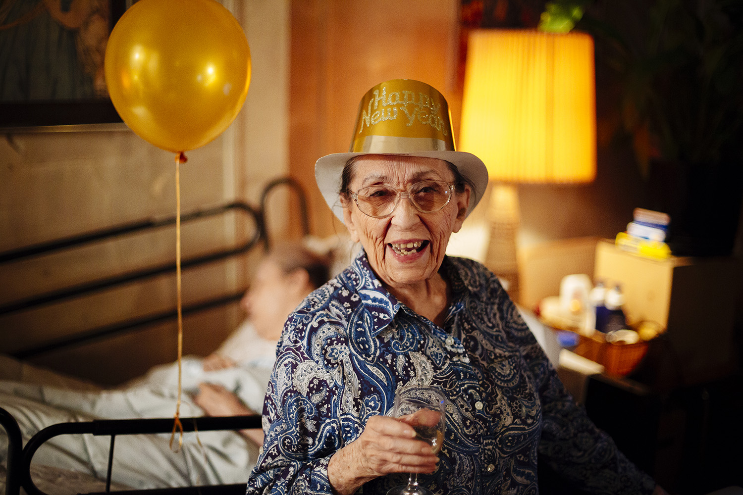 My grandma and her sister at midnight 2017
