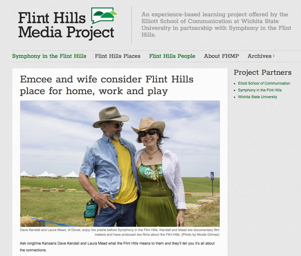 Happy to talk about our experience connecting with Symphony in the Flint Hills !