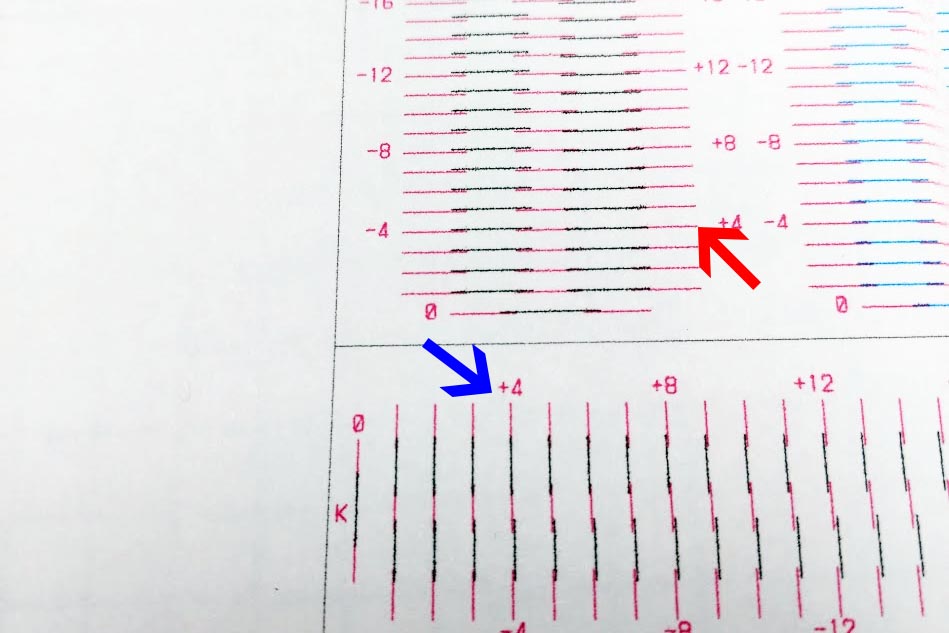 Figure 18: Vertical and horizontal black best line selection