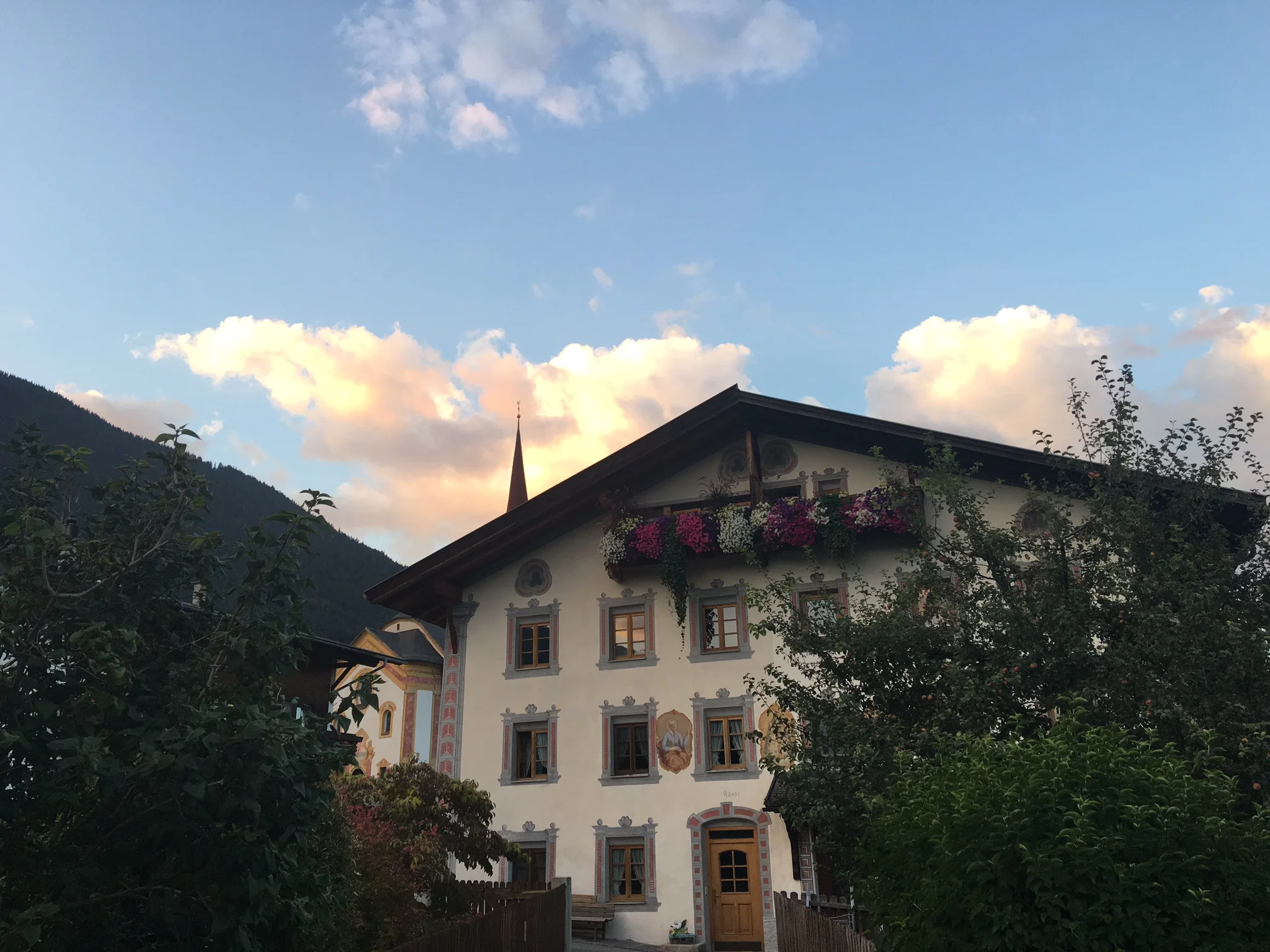 My Telfes home for the month: Ferienappartment Pircher-Maes. It's lovely, quiet, spacious...and the Haus Frau Carole is wonderful.