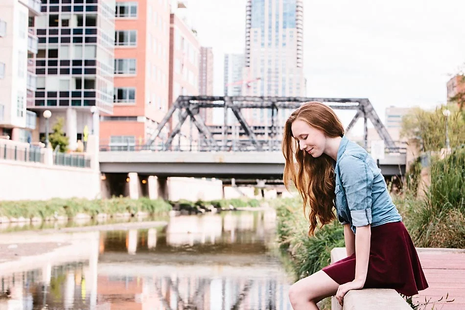 Quiet moment with Linnea during her senior portrait session.