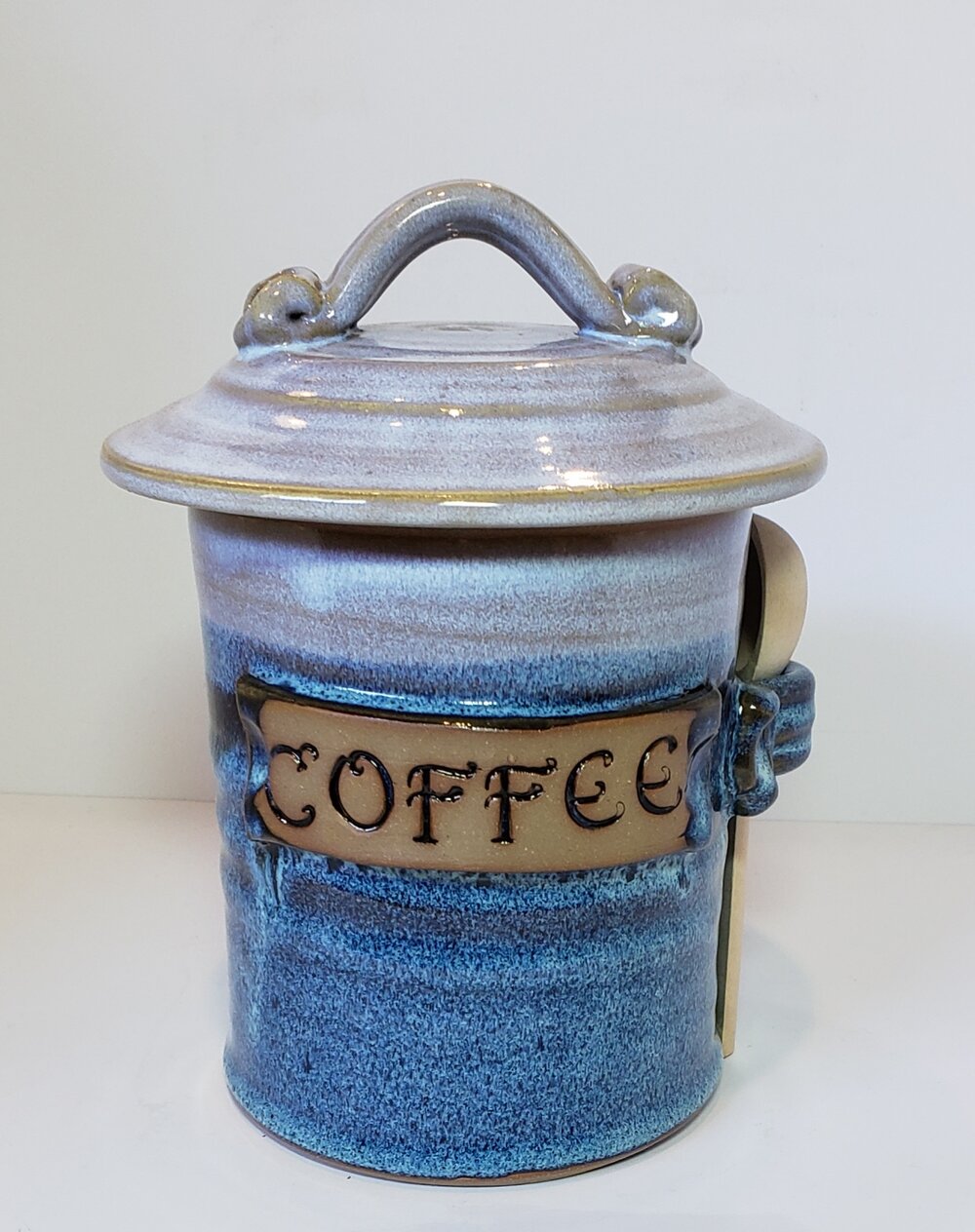 Coffee Canister with Scoop — Coastal Magpie