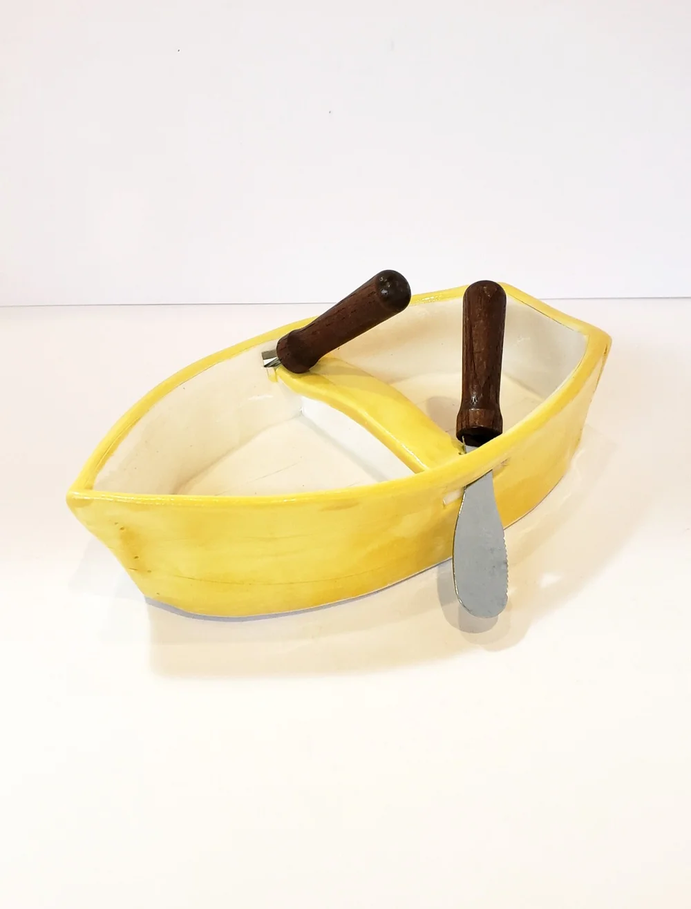 Boat dip bowls with seat sections with oars — Coastal Magpie
