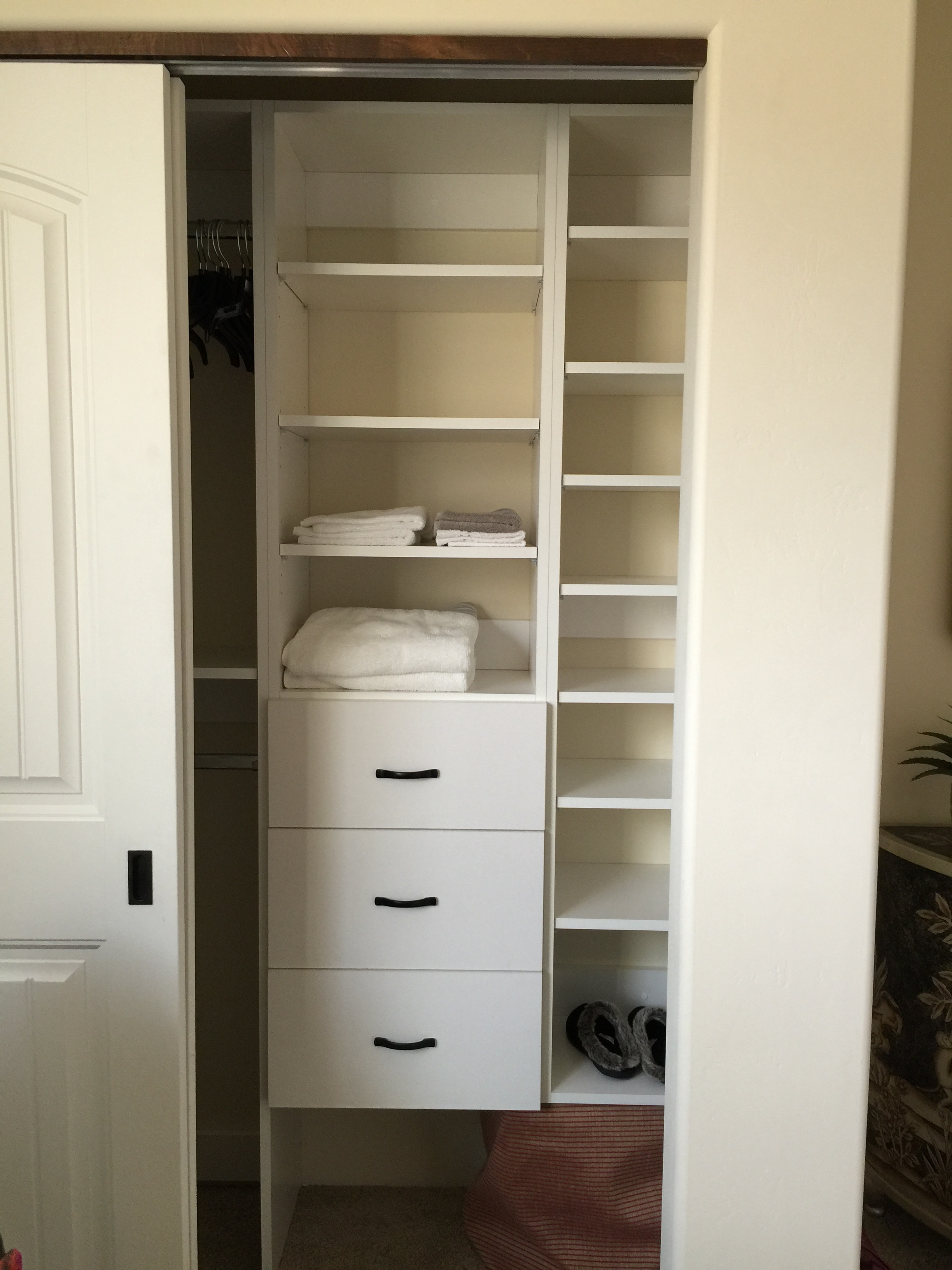 Small Wall Closet After