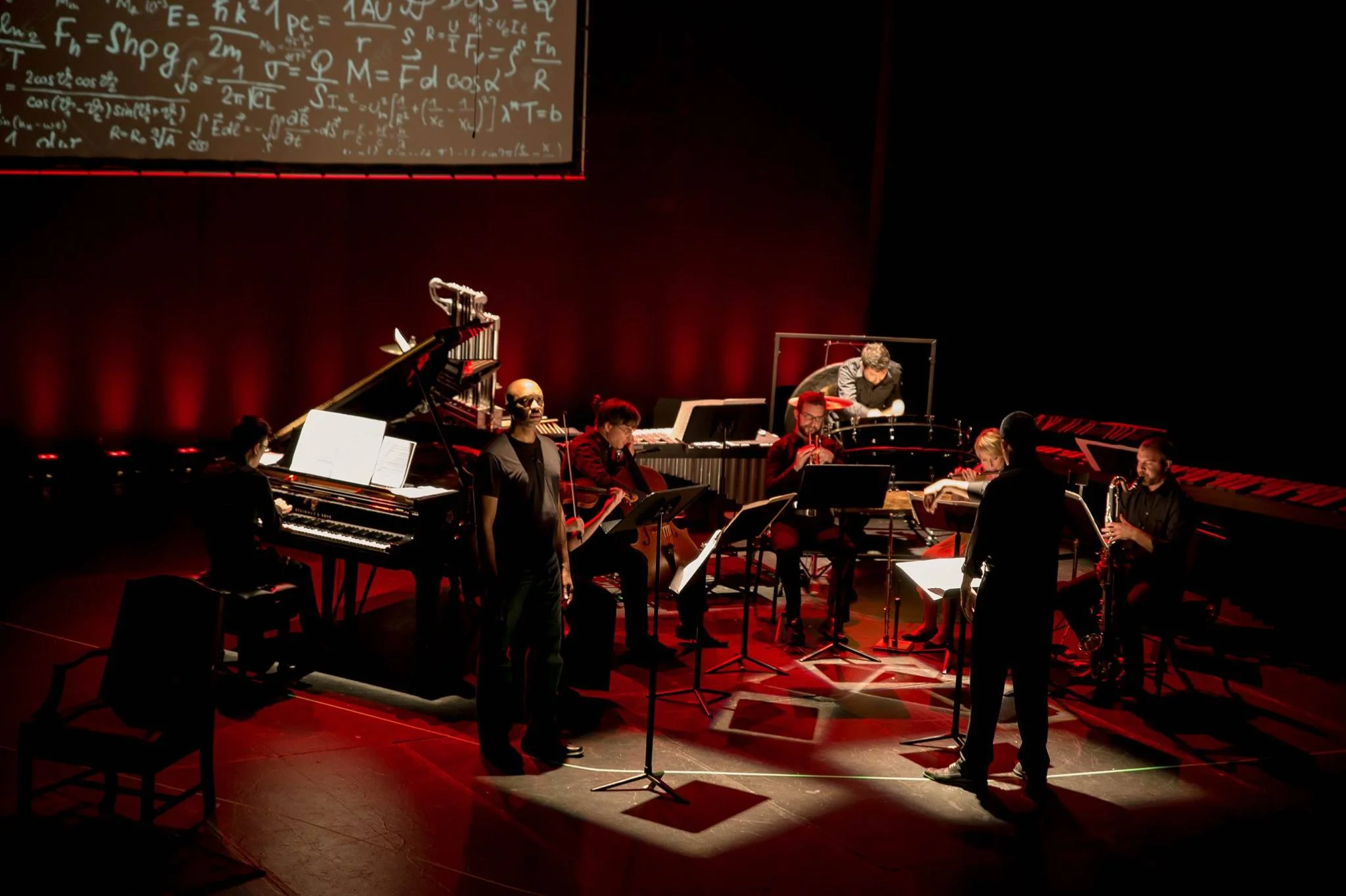 Dress Rehearsal of Kevin Puts' Einstein on Mercer Street with the Pittsburgh New Music Ensemble @ City Theatre in Pittsburgh (2015)