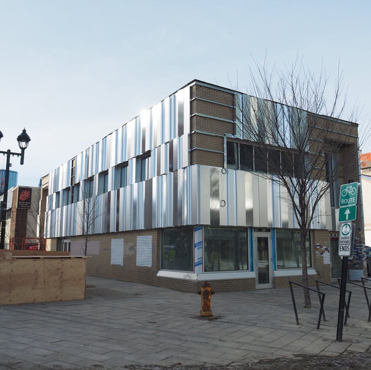 Thank you to @skyrisecities for featuring an update on our building&rsquo;s exterior reflective panels. Details about opening day are coming soon. #yegdt #yegarts #amiskwaciw&acirc;skahikan photos by Dave Sutherland