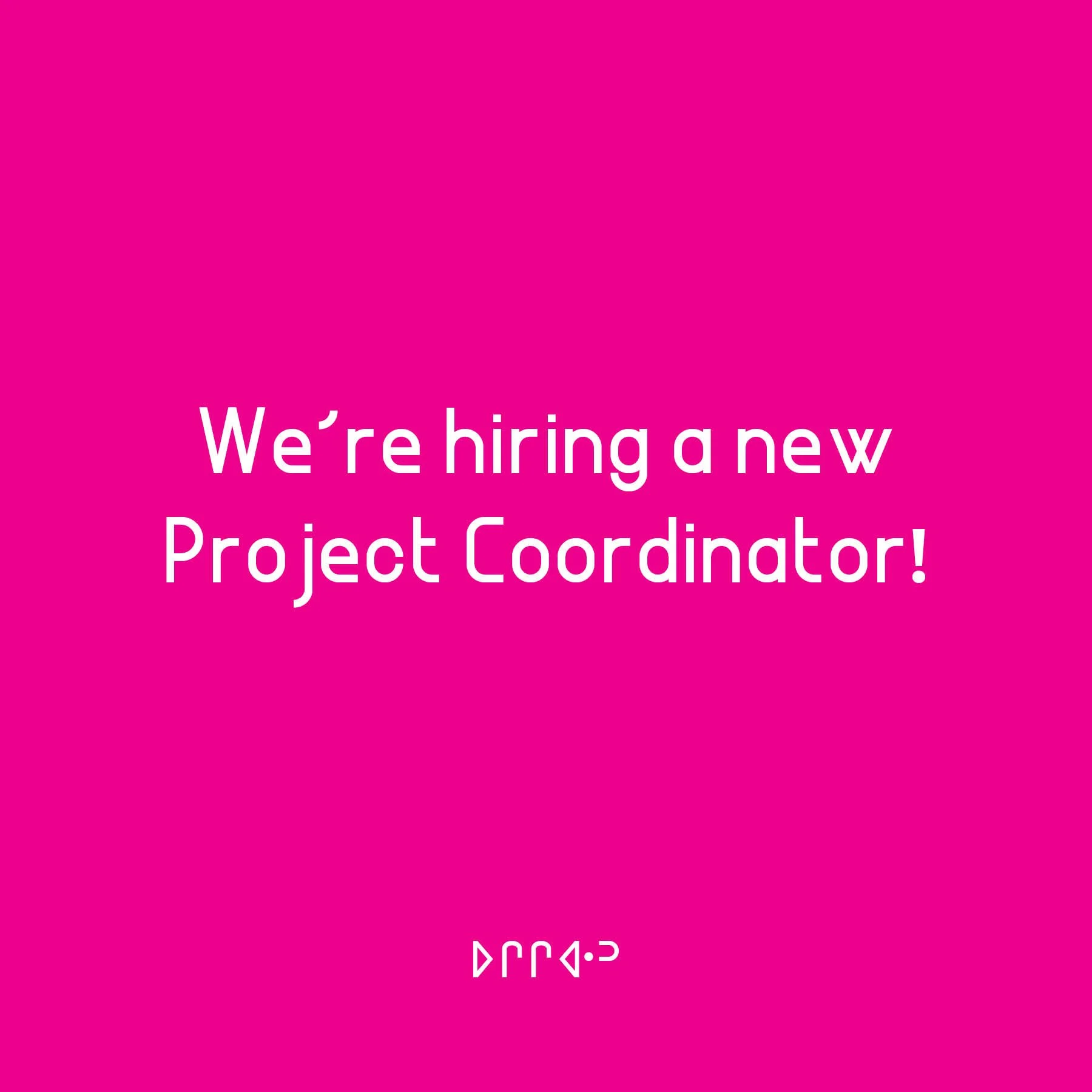 Ociciwan is looking for a new Project Coordinator 