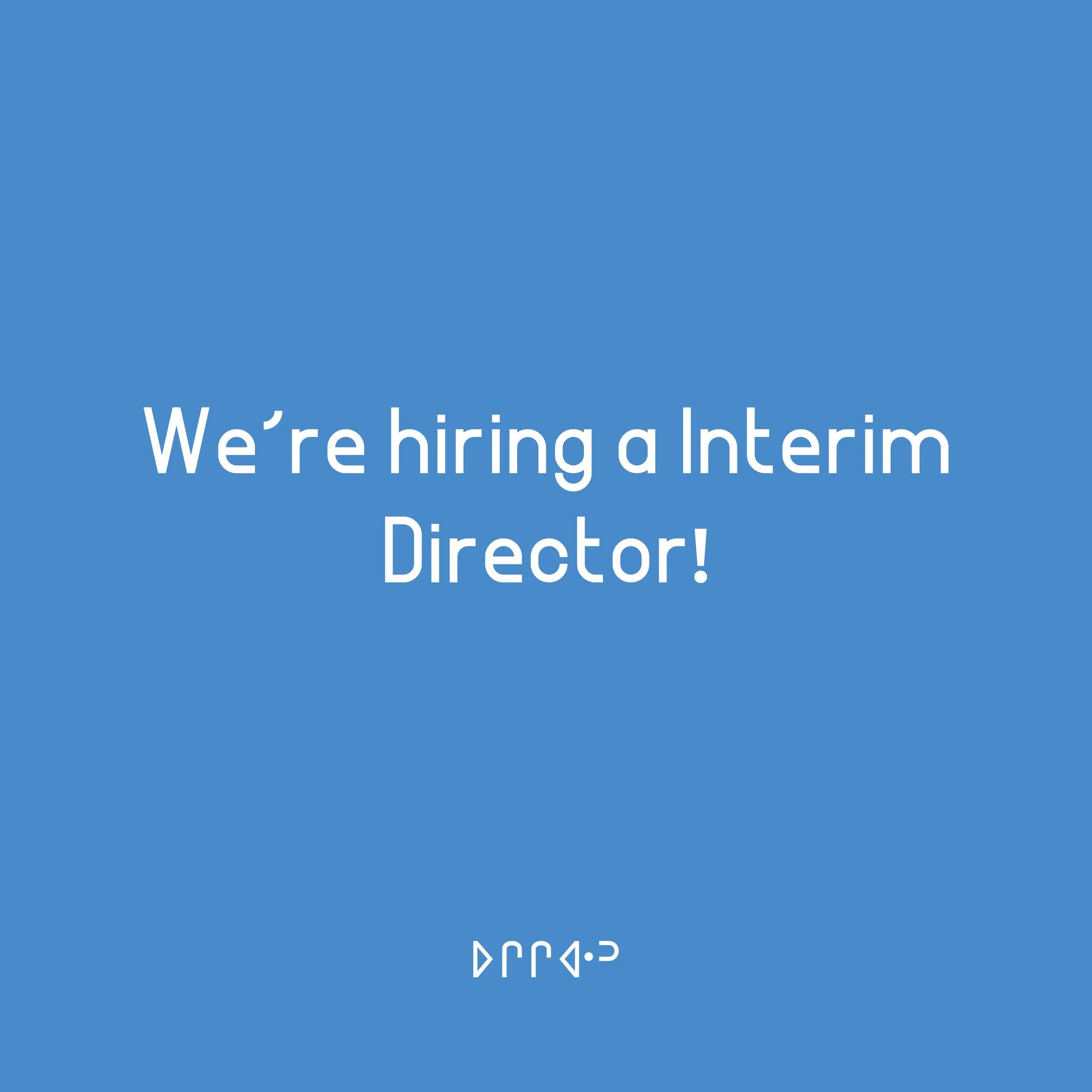 Ociciwan is Hiring an Interim Director