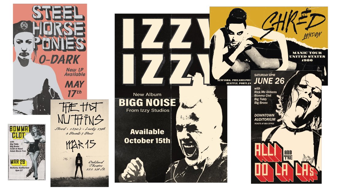2024 - Freaky Tales - Cleared Band Posters