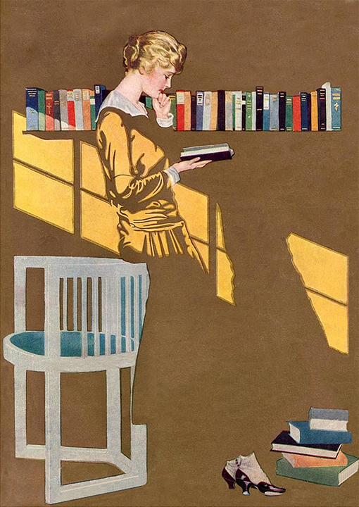 Artist Coles Phillips and His Use of Negative Space — Drawing on the Right  Side of the Brain