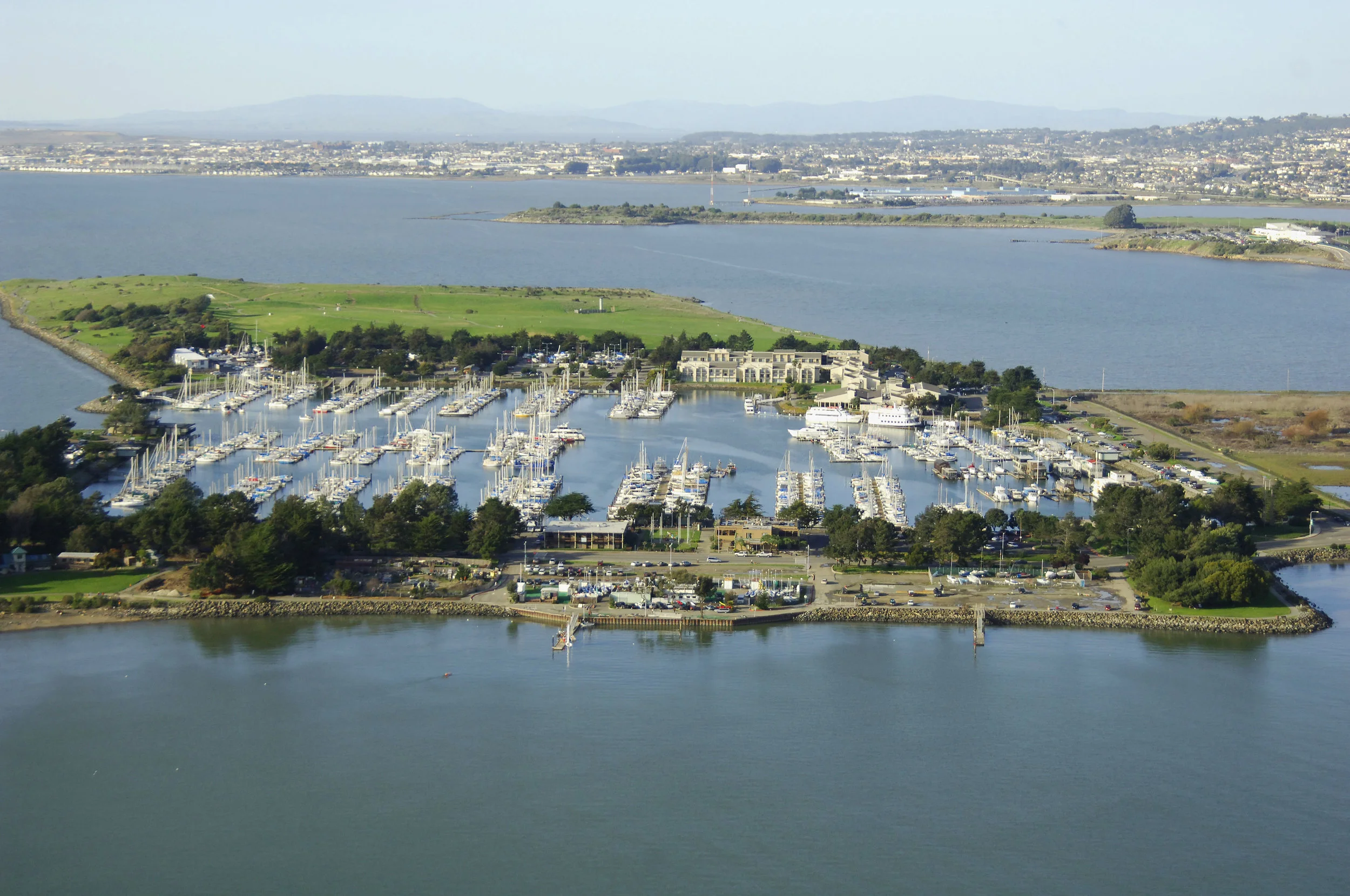Berkeley has a beautiful marina.