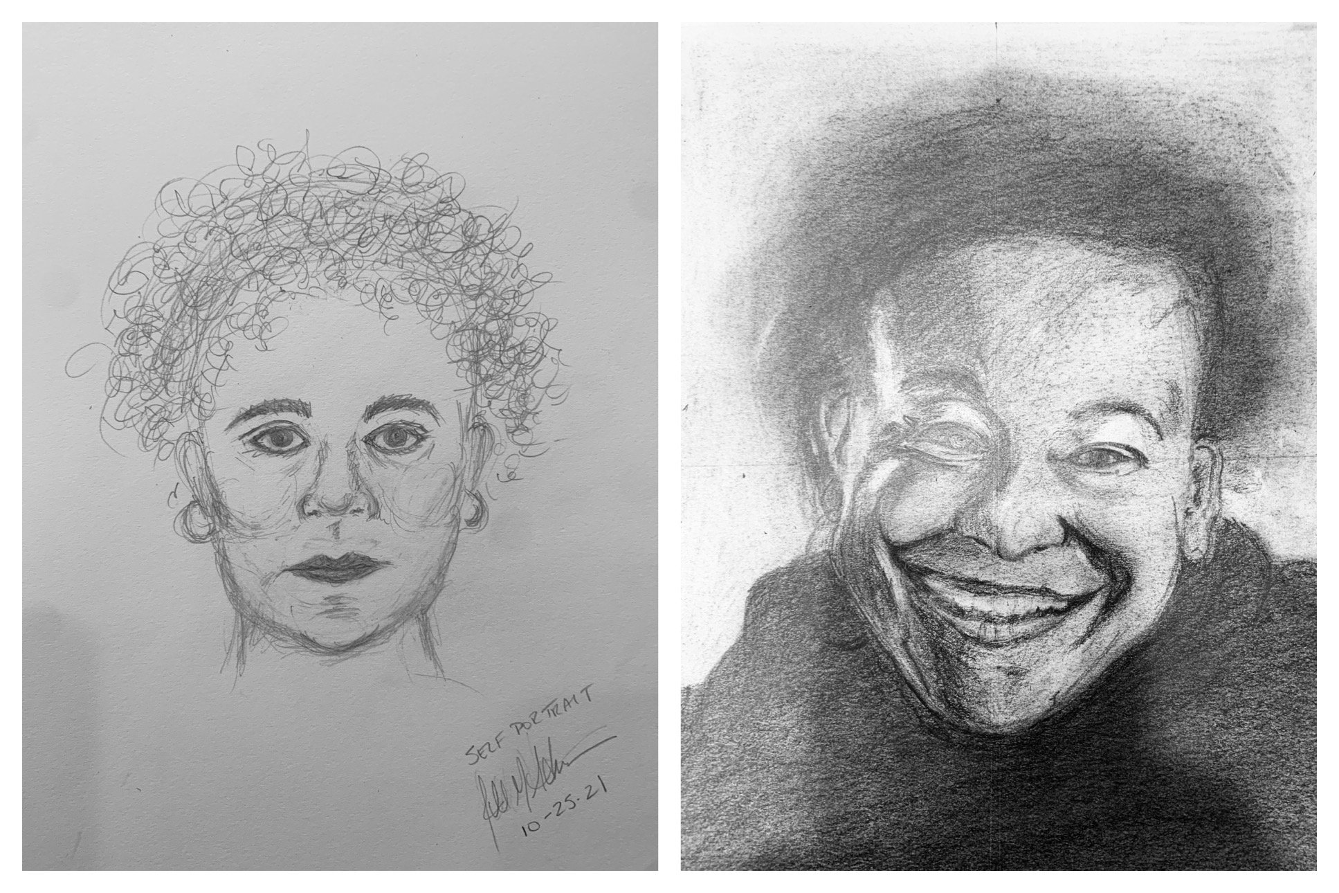 Jill's Before and After Self-Portraits