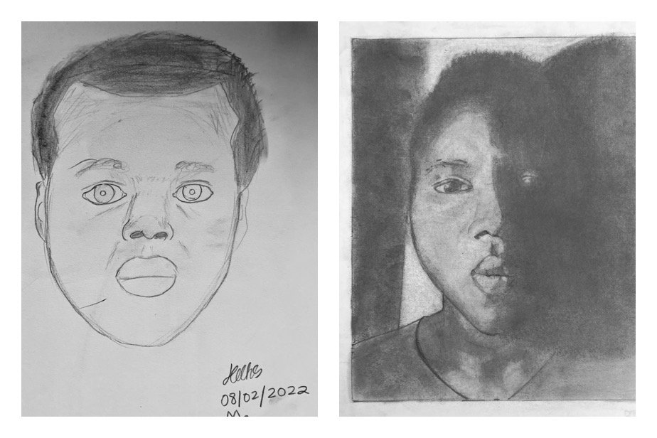 Jude’s Before and After Self Portraits 