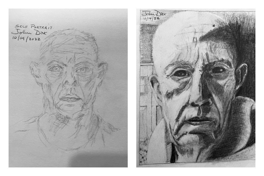 John's Before and After Drawings October 10-14, 2022