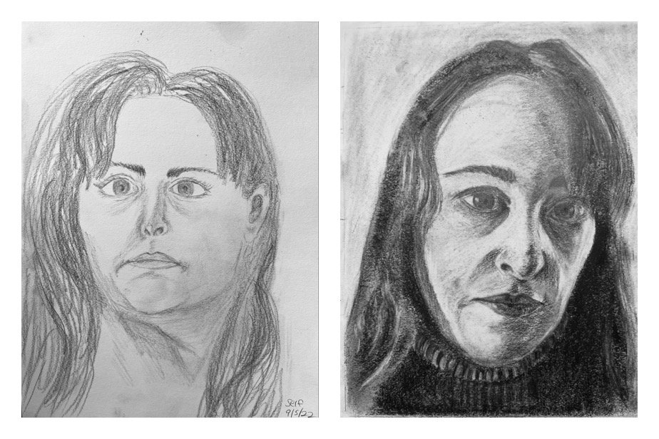 Karen's Before and After Drawings December 5-9, 2022