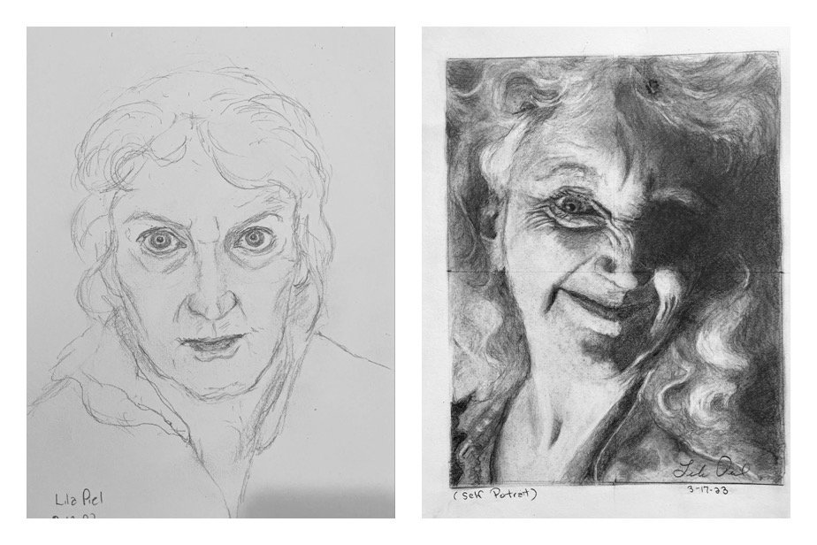 Lila O's Before and After Self-Portraits