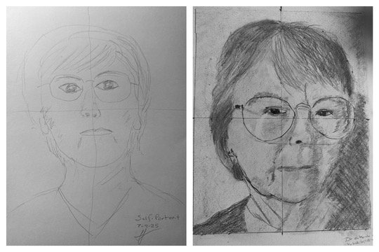Tarryn's Before and After drawings