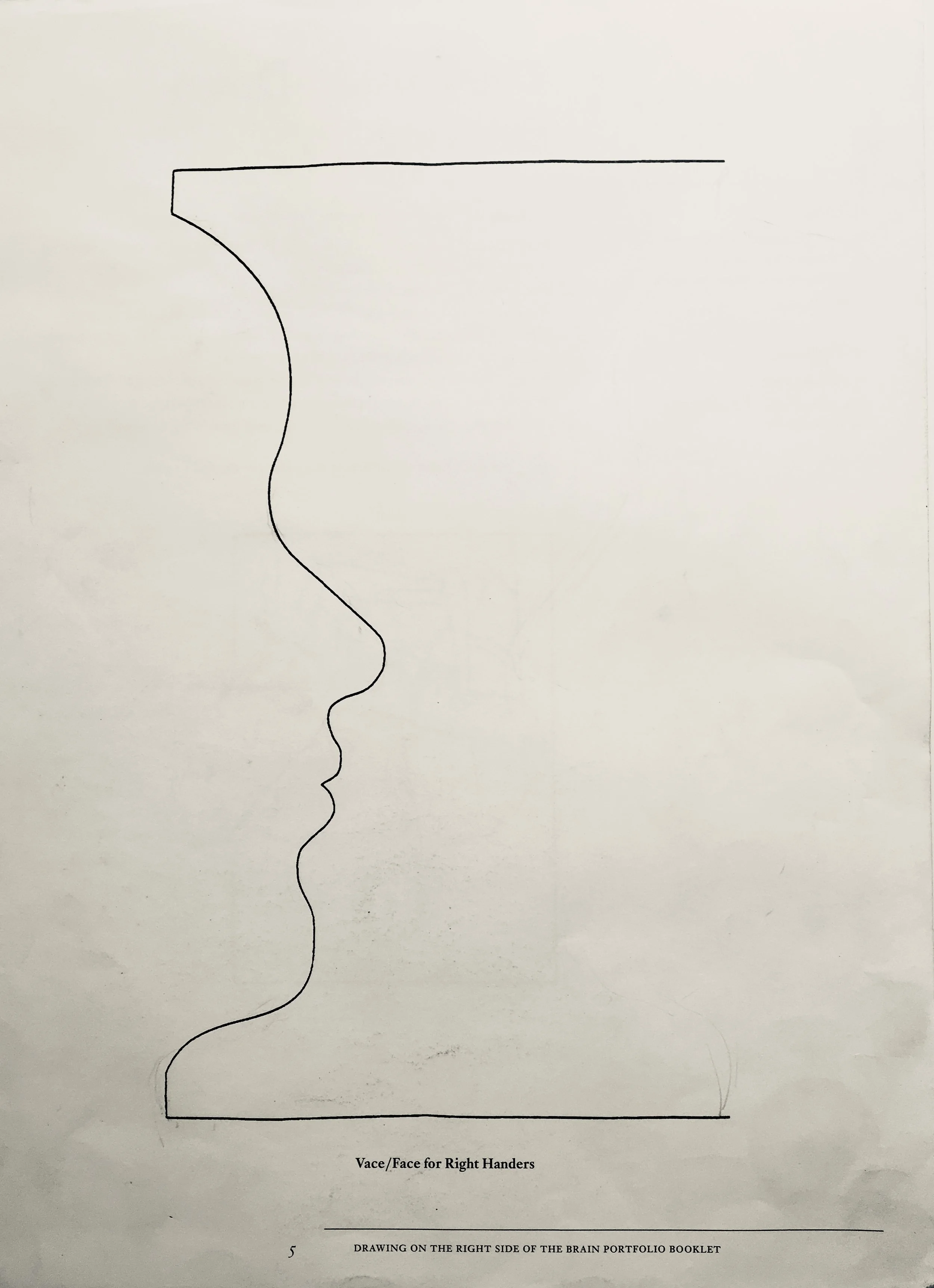 Try it! The Vase/Faces Exercise — Drawing on the Right Side of the Brain