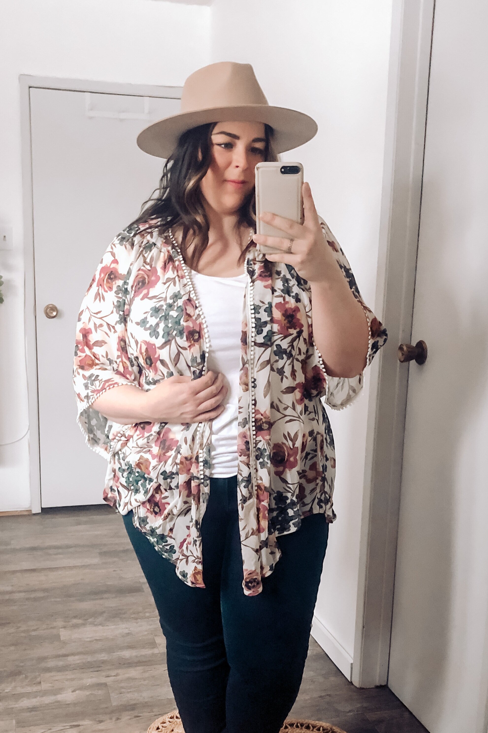 cream kimono cardigan