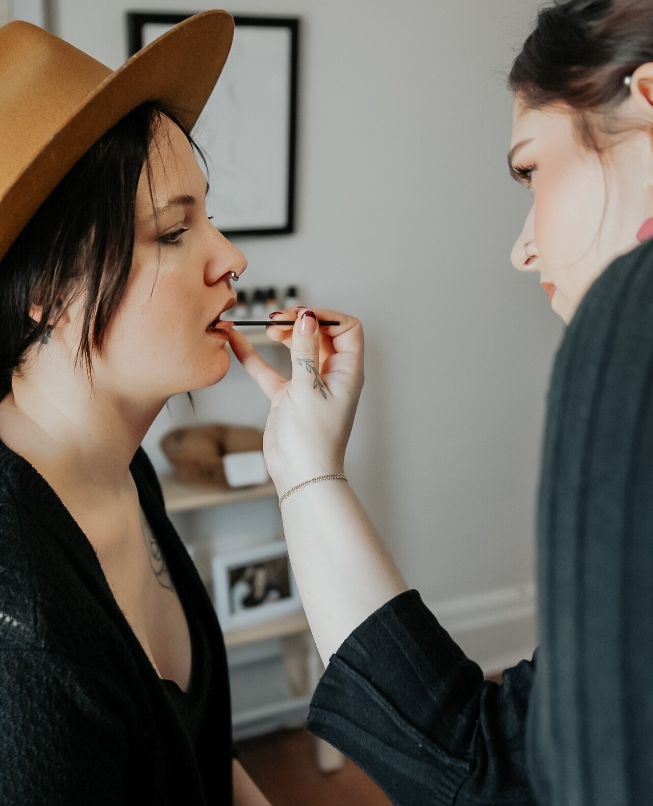 Makeup by Megan... has a nice ring to it, doesn't it?! ⁠
Makeup services at the Cellar Door:⁠
⁠
Effortless Elegance Makeup Service- $85⁠
⁠
 A quick 30-minute session designed to enhance your natural beauty. Our makeup artists begin with a brief consu