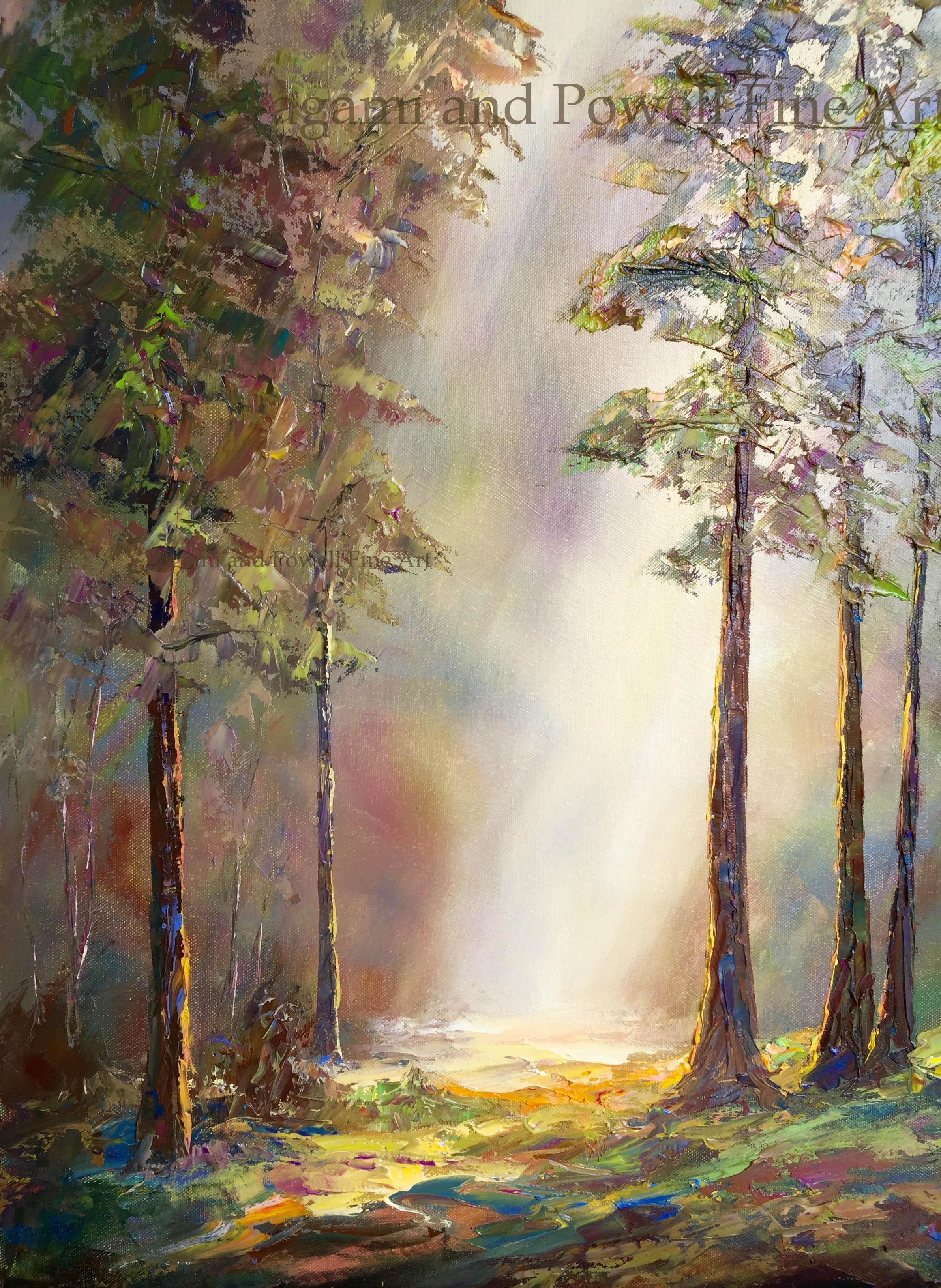 "Redwood Forest" 9/2015 - Canvas 20"x24"