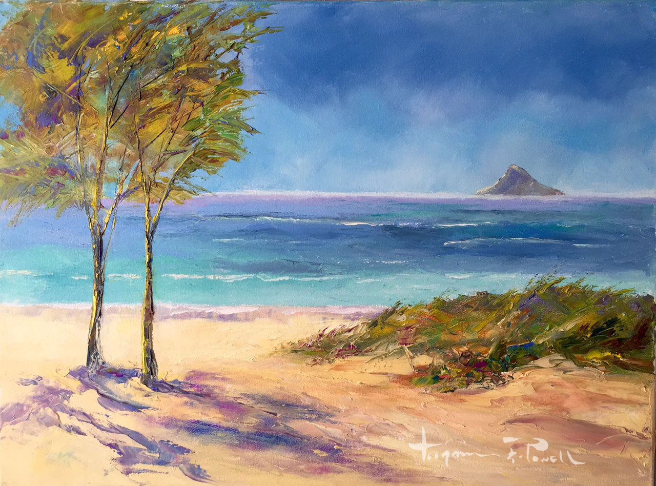 "Lazy Afternoon at Kualoa Beach"