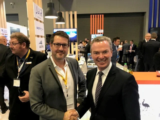JGH and Minister Pyne 2018 04 16.jpg