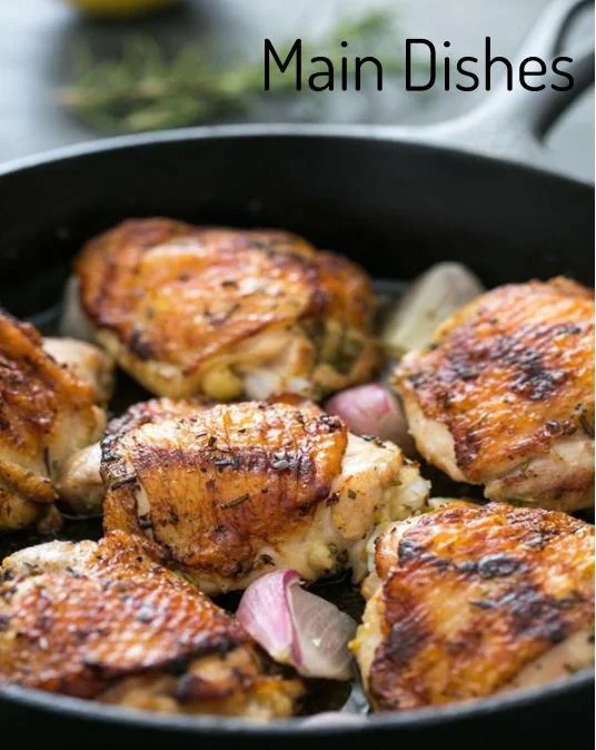    Main dishes   