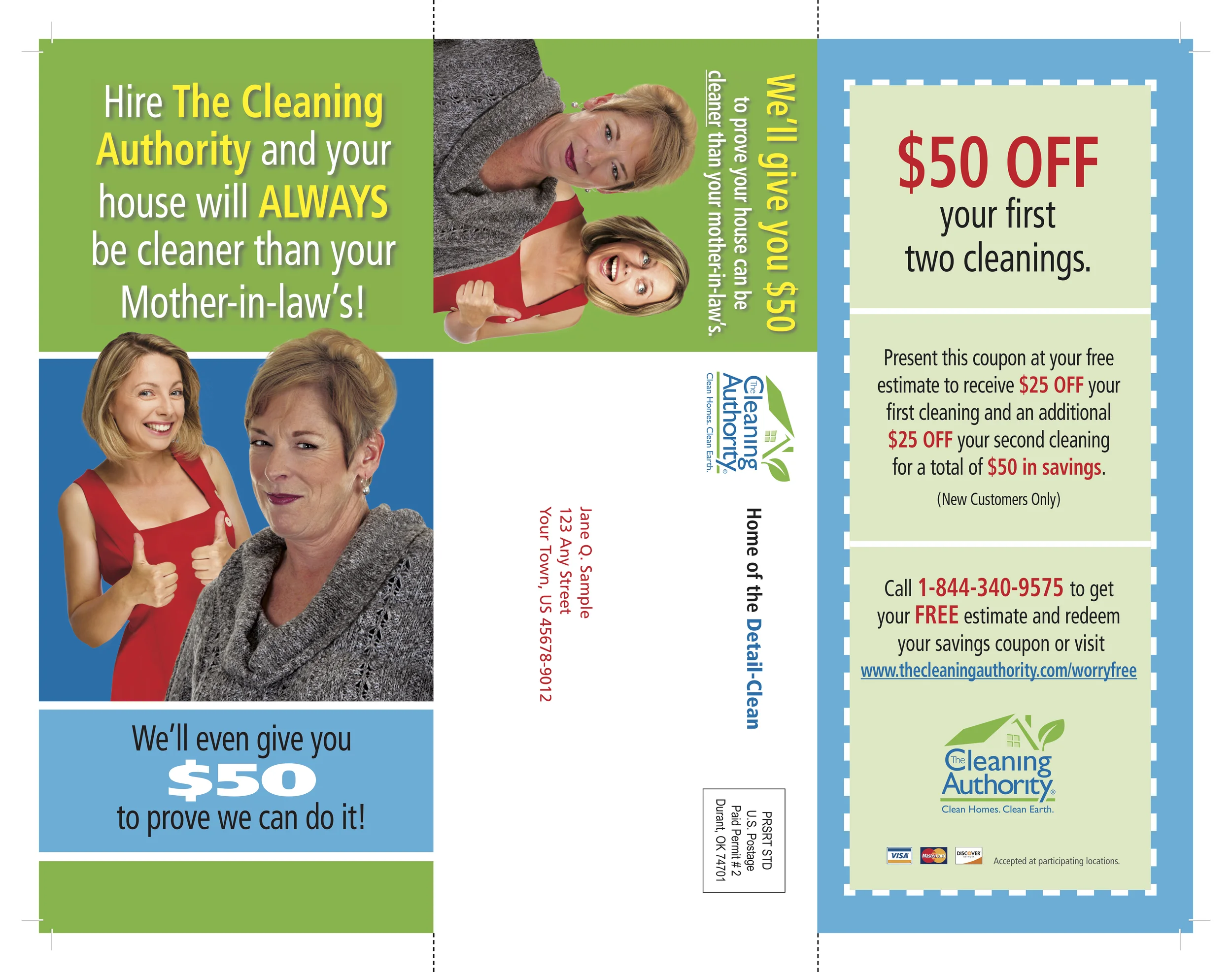 The Self Mailer Front Side