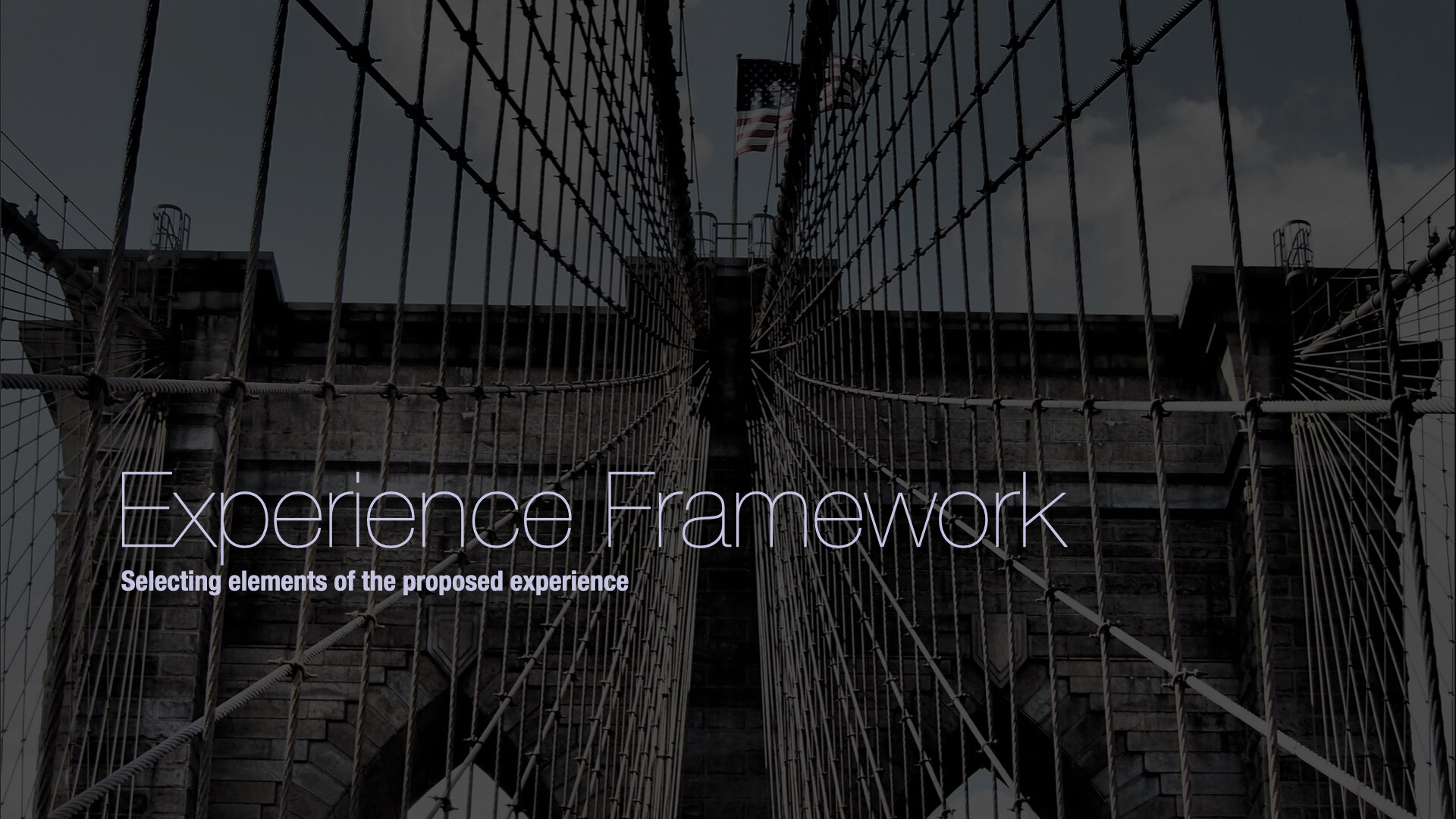 Slideshow showing Regena's experience framework